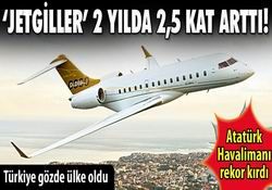 ‘JETGİLLER’ 2 YILDA 2.5 KAT ARTTI